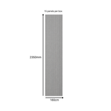 WPC Wall Panels - Fluted Wall Panels - 235cm x 16cm (15 pack)