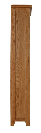 Natural Oak Large Bookcase with 5 Open Shelves