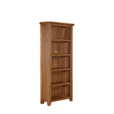 Natural Oak Large Bookcase with 5 Open Shelves