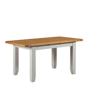 Modern Oak and Light Grey 1.4 m to 1.8m Rectangular Extending Dining Table
