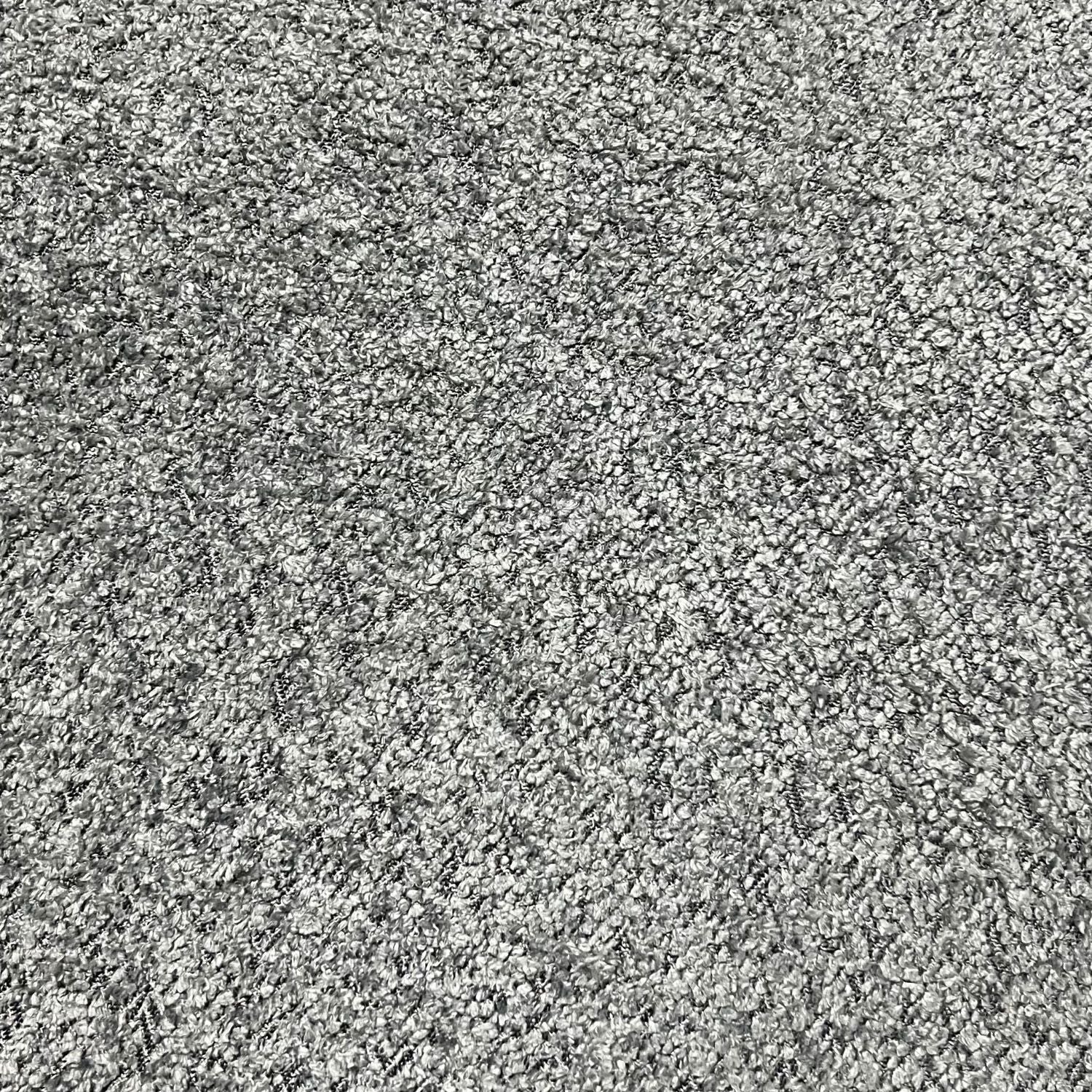 Modern Grey Boucle Swivel Tub Chair with 360 Degree Rotation