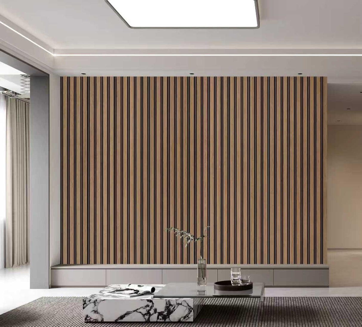 Dark Oak Seamless PVC Wall Panel 30 x 240cm