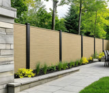 Khaki Composite Outdoor Fencing 16 x 180cm