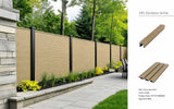 Khaki Composite Outdoor Fencing 180cm
