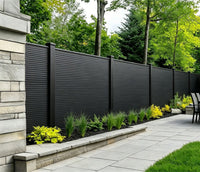 Black Composite Outdoor Fencing 16 x 180cm