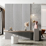 White Marble Effect Acoustic Panel