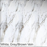 White Grey Brown Vein PVC Wall Panel