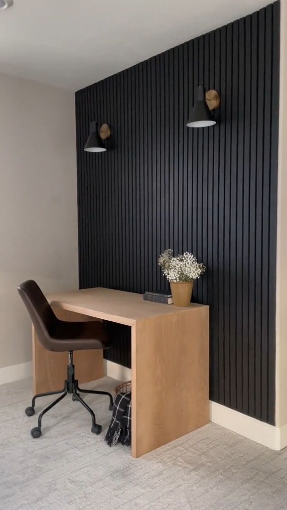 Black Acoustic Panel