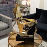 Gold Polygon Sculpture
