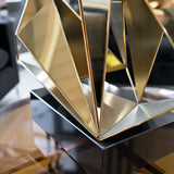 Gold Polygon Sculpture