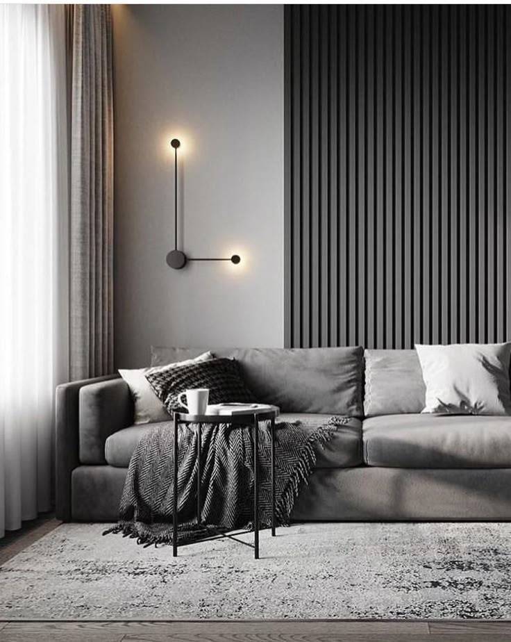 Dark Grey Acoustic Panel 60 x 240cm