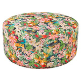 Round Fabric Pattern Pouffe – Myrtle & Mary Tropical Bomb