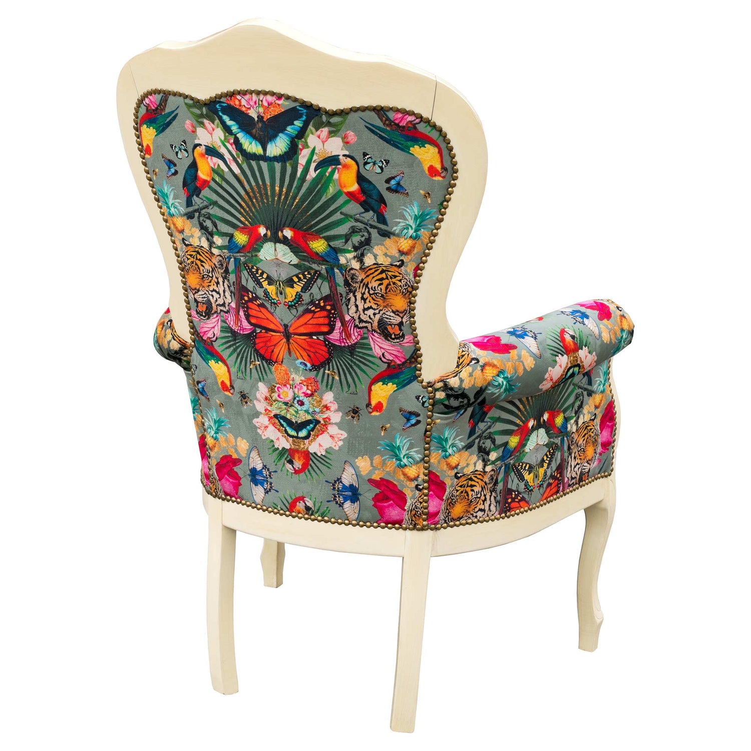 Michael Crested Lounge Chair Myrtle And Mary Paradise Lost Noir