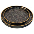 Roxy Leopard Circular Serving Trays