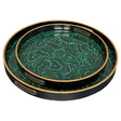 Malachite Circular Serving Trays