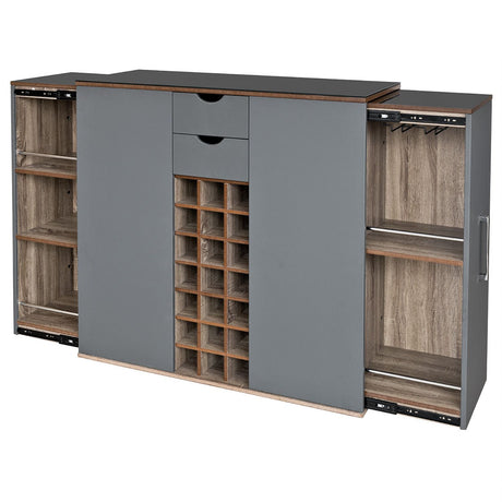 Alabama Extending Grey Breakfast Bar