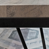 Antique Grey Wood Effect Coffee Table