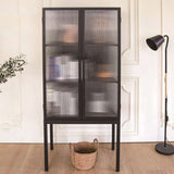 Black Display Cabinet