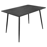 Carleton Black Extending Dining Table