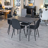 Carleton Black Extending Dining Table