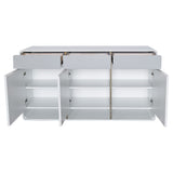 Barnes White and Grey Sideboard