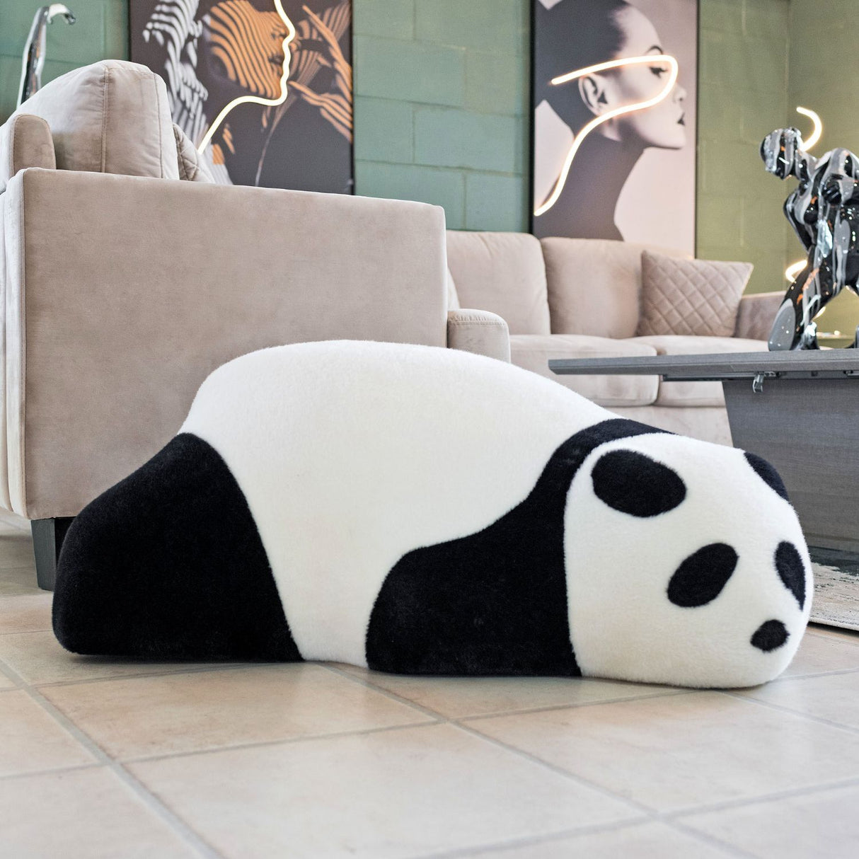 Panda Bear Floor Cushion