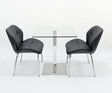 Dinky Black Bistro Chairs – Set of 2
