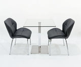 Dinky Black Bistro Chairs – Set of 2