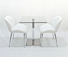 Dinky White Bistro Chairs – Set of 2
