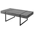 Grey Wood Effect Coffee Table