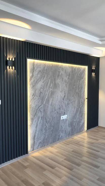 Grey Marble PVC Wall Panel 60 x 240cm