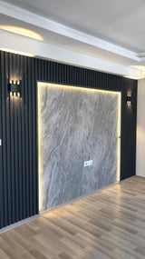 Grey Marble Gold Vein PVC Wall Panel 60 x 240cm