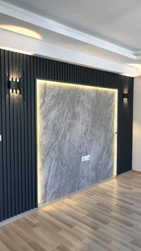 Grey Marble Gold Vein PVC Wall Panel 60 x 240cm