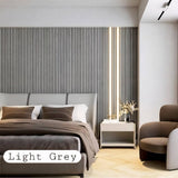 Grey Acoustic Wall Panel 60 x 280cm