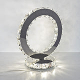 Glass Crystal Ring Light
