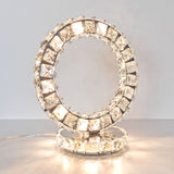 Glass Crystal Ring Light