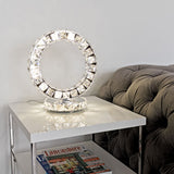 Glass Crystal Ring Light
