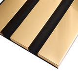 Acoustic Slatted Wall Panels - Luxe Finish - 240cm x 60cm (4 pack)