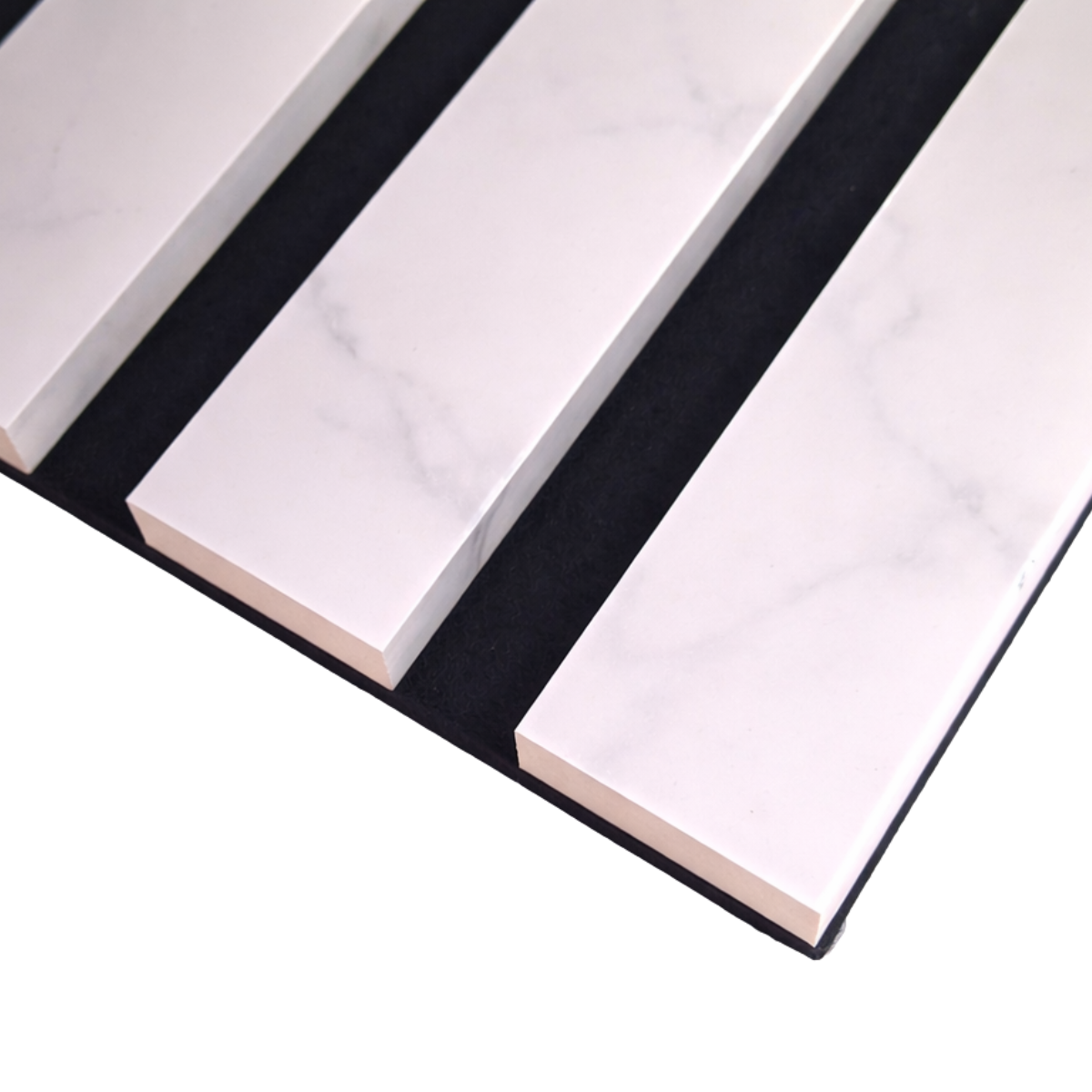 Acoustic Slatted Wall Panels - Luxe Finish - 240cm x 60cm (4 pack)