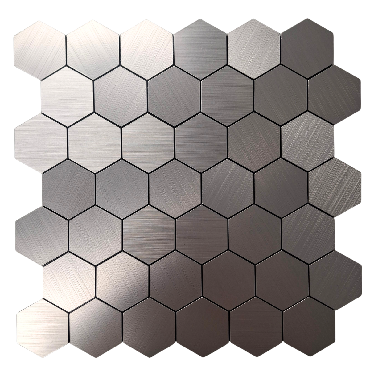 Self Adhesive 3D Mosaic Wall Tiles - Hexagon - 30cm x 30cm (10 pack)