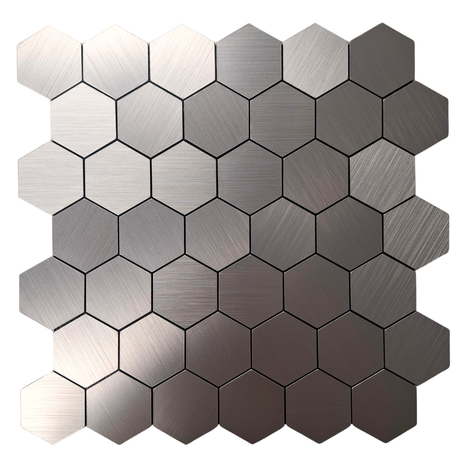 Self Adhesive 3D Mosaic Wall Tiles - Hexagon - 30cm x 30cm (10 pack)