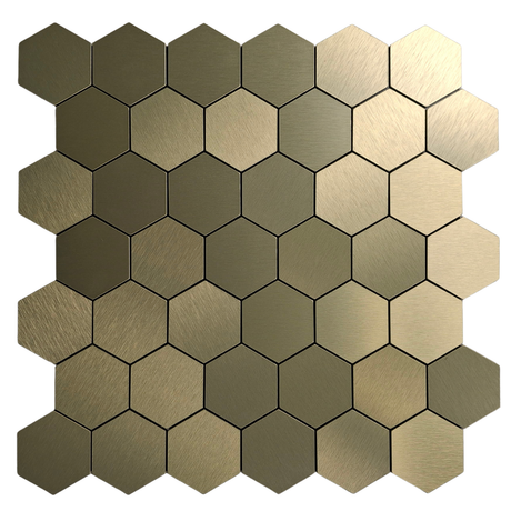 Self Adhesive 3D Mosaic Wall Tiles - Hexagon - 30cm x 30cm (10 pack)