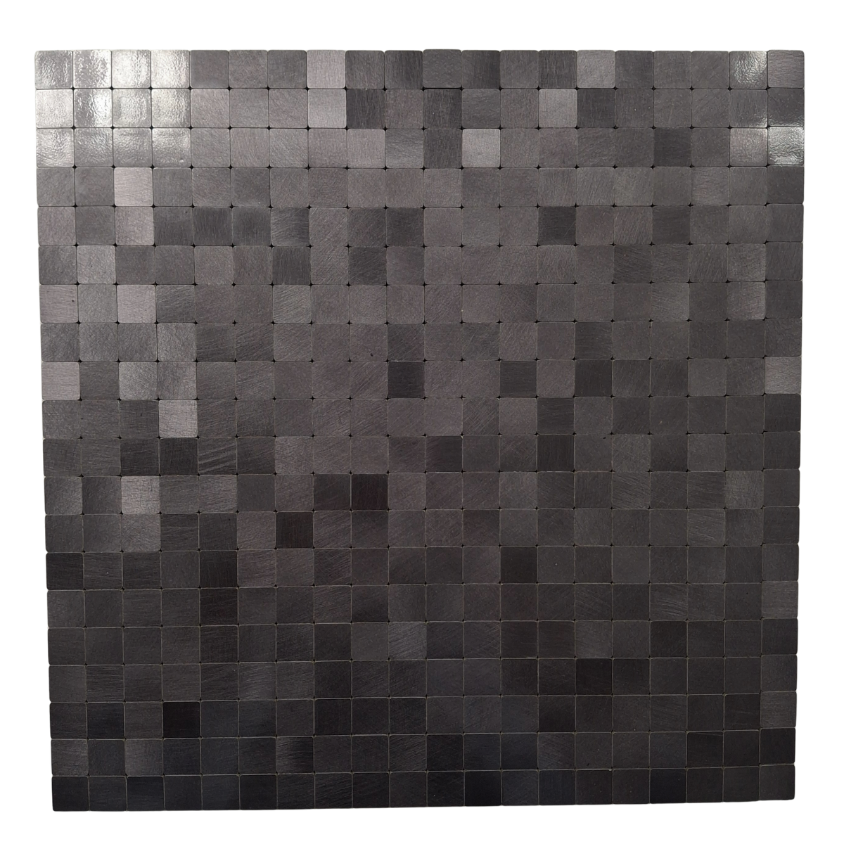Self Adhesive 3D Mosaic Wall Tiles - Square - 30cm x 30cm (10 pack) - Black