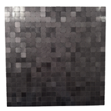 Self Adhesive 3D Mosaic Wall Tiles - Square - 30cm x 30cm (10 pack) - Black