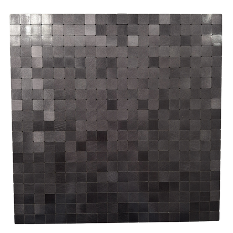 Self Adhesive 3D Mosaic Wall Tiles - Square - 30cm x 30cm (10 pack) - Black