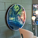 LED Wave Light Up Circular Wall Art