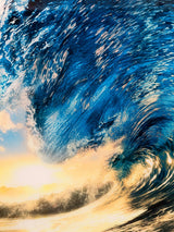 Ocean Wave Glass Wall Art Picture