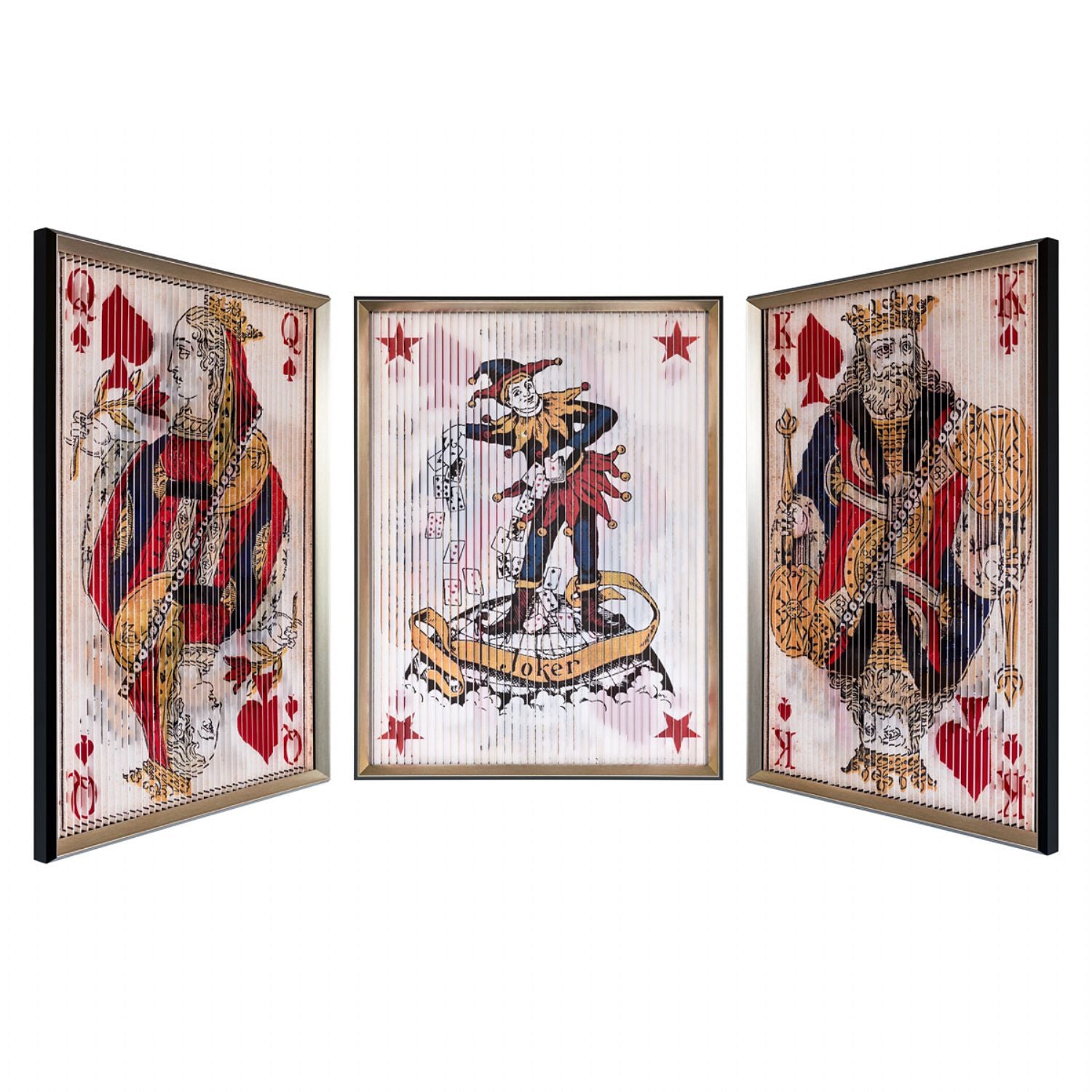 King Queen Joker Small Kinetic Wall Art