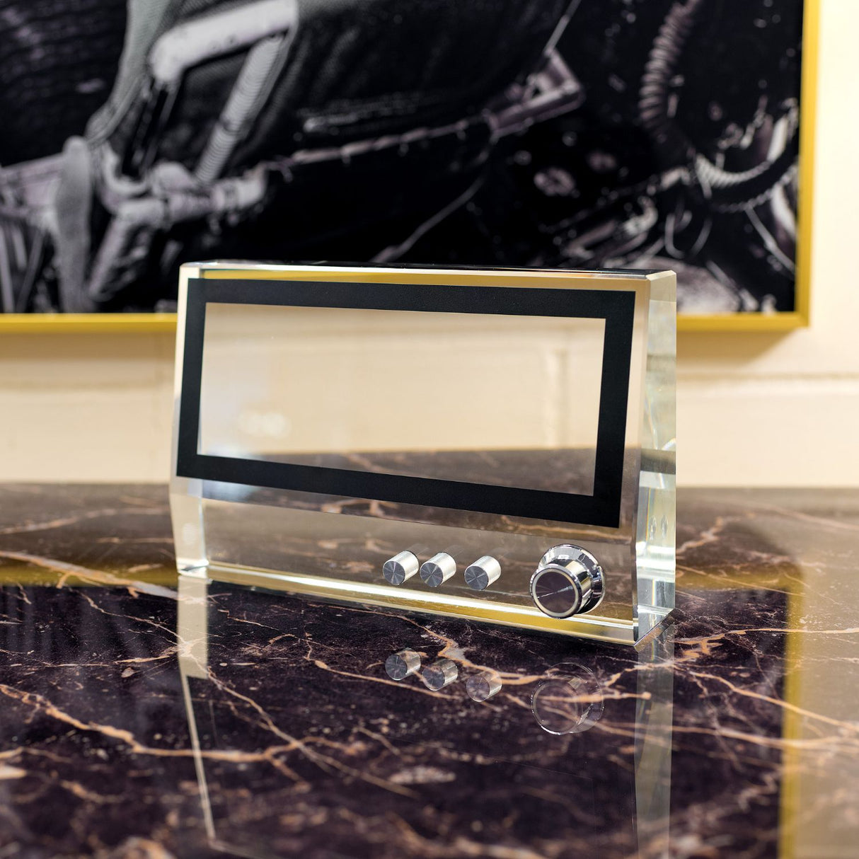 Crystal Glass Tablet Ornament