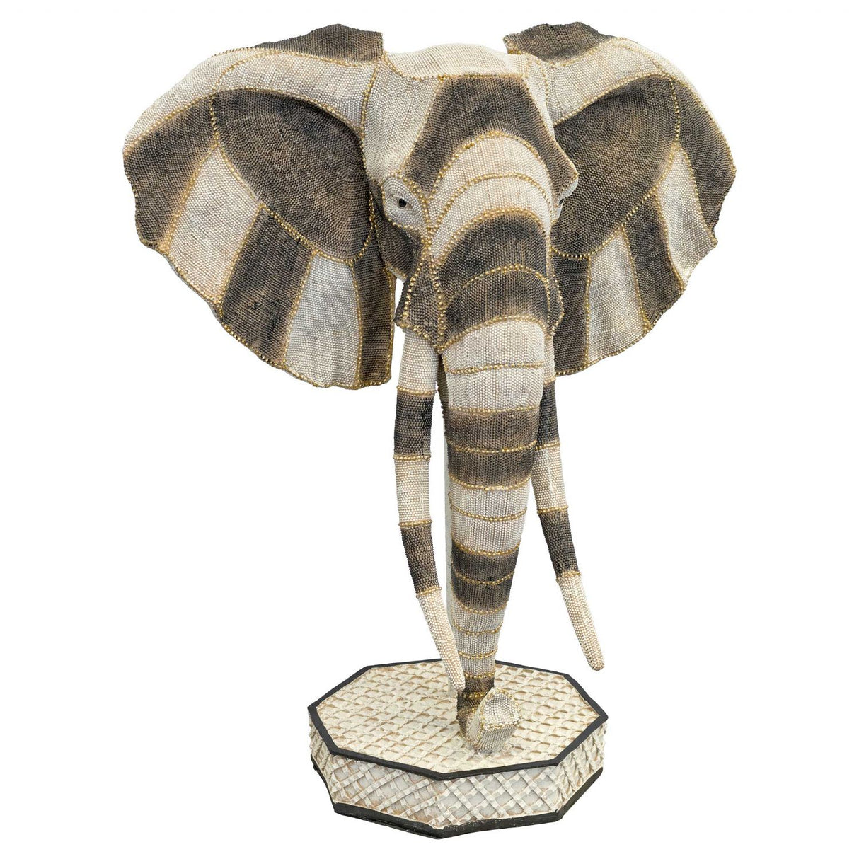 Elephant Bust Statue